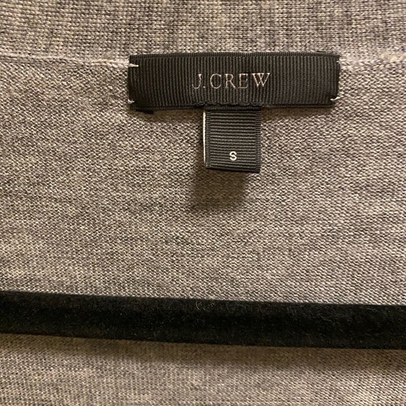 J. Crew Grey Classic Merino Wool Long Cardigan Sweater Size Small - Picture 2 of 10